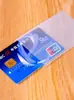 Portatarjetas de Identificación Transparente Esmerilado Engrosado Anti-Magnético Portatarjetas de Identificación Portatarjetas Bancarias Portatarjetas de Membresía IC Portatarjetas de Protección de Privacidad Impermeable