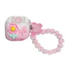 Para funda de auriculares LP40Pro/LP40S carcasa blanda de dibujos animados ht38/pro6 Bluetooth inalámbrico pulsera con colgante DIY