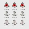 Planeta Emperatriz Transfronterizo Diamante Saturno Accesorios para Uñas Nuevo Planeta Brillante Diamante Decoración de Uñas de Lujo Ligero Accesorios de Diamante
