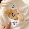 Toalla de perrito de línea toalla de secado de pelo de dibujos animados toalla para el pelo de mujer algodón absorbente secado rápido forro polar de coral linda toalla facial para niños