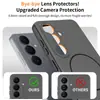 Capa para Celular Samsung S26 com Sucção Magnética e Cordão, Capa S25 Sólida Colorida Duas em Uma Fosca para Galaxy S26Plus