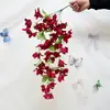 Flores de buganvilia artificiales para telón de fondo de sala de transmisión en vivo de bodas, colgante de pared, guirnalda de flores para techo, decoración de interiores de sala de estar, flores de seda de alta gama