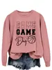 Sitio Independiente de Amazon Juego Juego Juego Día Juego Moda Casual Suelta Sudadera Europea y Americana