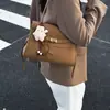 Bolsa de Mão Feminina Minimalista Tendência e Fashion 2026 Primavera Novo Estilo Casual Texturizada Pequena Quadrada Bolsa de Ombro