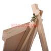 Mini Pizarra Pequeña Creativa Barra Escritorio Soporte Triangular Pizarra de Dibujo de Madera Cartel Tienda Pantalla Pizarra de Dibujo