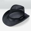 Sombrero para Hombre y Mujer Sombrero de Jazz de Verano Sombrero de Copa Sombrero Parasol Sombrero de Paja Calado de Malla de Papel de Verano Sombrero Fresco de Verano Transpirable