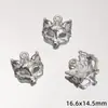 Liga de Prata Antiga Estilo Retro Novo Chinês Pingente Acessórios DIY Pingente de Chaveiro Borboleta Coração Pingente Colar Pulseira Joias