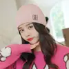 Ganga Especial Gorro de Punto de Celebridad de Internet Gorro de Invierno Cálido y a Prueba de Viento Gorro Frío para Mujer Hermoso Gorro con Protección para las Orejas Gorro de Mujer