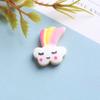 Accesorios de Resina Galleta de Unicornio Arcoíris Barniz Escarchado DIY Funda para Teléfono Móvil Horquilla Material Cuerda de Cuero Pegamento Accesorios para el Cabello
