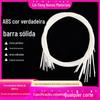 Tenda Vareta de Suporte de Plástico Brinquedo Vareta de ABS Cor Natural Faixa Sólida de ABS Vareta de Plástico Oca Preta Tubo de Plástico Cilíndrico