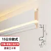 Pálpebra dupla canaleta de luz luminosa sem teto montada na superfície luz linear linha de canto liga de alumínio LED
