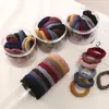 Anéis de Cabelo Simples Versáteis Estilo Coreano ins Faixa de Couro Acessório de Cabeça Popular na Internet Adulto Faixa para Rabo de Cavalo Elástico