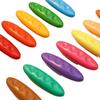 Crayones de plástico para niños, no sucios, para pintar en el jardín de infantes, crayones de maní, para pintar grafitis, pintura al óleo, papelería para estudiantes