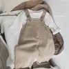 Overol de estilo coreano para niños, primavera y otoño, unisex, moderno y a la moda, corte holgado, para bebés y niños pequeños, ropa infantil genial y elegante