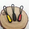 Tirador de cremallera con cordón moldeado por inyección, etiqueta para equipaje, asa colorida, cuerda, cremallera, accesorio, lengüeta para tirar, cordón, cola de plástico