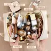 Bolsa de Cosméticos Portátil de Gran Capacidad con Acabado de Lujo, Bolsa Portátil para Guardar Cosméticos, Neceser de Viaje, Estuche de Maquillaje