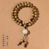 Pulsera de Sándalo Verde de Montaña Vieja de Argentina Sumergida 108 Piezas Pulsera de Sándalo Cuentas de Buda Colgante para Engranaje de Coche para Hombre y Mujer