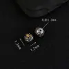 Plata de Ley 925 Chapada en Oro Pixiu Bestia Mítica León Despertando Tailandés Cuentas Espaciadoras de Plata Accesorios para Joyería DIY Diseño Original Cuentas Sueltas