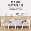 Cama individual plegable, portátil para uso doméstico, marco de hierro reforzado y engrosado, cama doble para dormitorio, cama de campaña simple para viviendas de alquiler