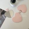 Espejo Portátil Rosa Amor Mini Espejo de Maquillaje Portátil Lente de Acero Inoxidable de Aspecto Elevado Cuadrado Verde Menta Nuevo Producto