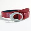 Cinturón Nuevo Americano Retro Y2K para Mujer Cinturón Estilo Étnico para Mujer con Cinturón para Jeans Rojo de Alta Gama