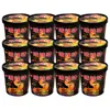 Atacado do Fabricante Macarrão Picante e Azedo Odm Marca Própria Caixa Inteira Macarrão Autêntico de Batata Doce em Balde Sabor Picante e Azedo Oem Personalização em Estoque