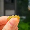 Anillos Grandes de Gypsophila Chapados en Oro de Oferta para Mujer, Varios Anillos con Forma de Corazón, Anillos con Carácter de Fortuna, Anillos para Mujer, Joyería de Oro Arena al por Mayor de Fabricantes