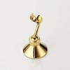 Soporte de ducha de cobre antiguo sin perforaciones, soporte de ducha, asiento para colgar en la pared, soporte de ducha de mano ajustable, asiento fijo dorado
