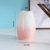 Vaso de Cerâmica Pequeno Fresco Hidropônico Vidro Transparente Arranjo de Flores Simples Branco Moderno Escandinavo Sala de Estar Decoração de Casa Enfeites