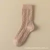 Calcetines de Lana para Mujer para Invierno, Caña Larga, Forro Polar, Engrosados, Calientes Calcetines de Maternidad, Caña Media, Calcetines Gruesos de Cachemira Holgados para Mujer, Zhuji
