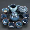 Taza de té de alta calidad, juego de té kung fu, juego pequeño de cerámica para el hogar, tetera, juego pequeño, recepción de oficina