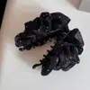 Pinza para el Cabello de Plátano con Malla y Pedrería, Pinza Retorcida de Alta Gama, Pinza Vertical para Cola de Caballo Alta, Accesorio para el Cabello para Peinados Semirecogidos