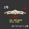 Talla en Madera Dongyang Madera Maciza Estilo Europeo Adorno Talla en Madera Estilo Francés Panel Floral Mueble Puerta de Gabinete Tira Larga Moldura de Puerta Panel Floral Largo