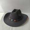 Comercio Exterior Sombrero Vaquero Occidental para Hombre Ala Grande Sombrero de Paja para Hombre Sombrero de Sol de Mezclilla Sombrero para Vacaciones en la Playa