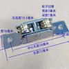 Paquete de 2 soportes de acero inoxidable, polea de rodamiento para puerta y ventana corrediza de acero plástico y aleación de aluminio genuina, 15 mm de ancho
