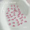 K9 rojo rosa imitación cigarrillo fondo plano adornos de taladro para uñas artista de uñas celebridad de internet súper brillante mini Swarovski biselado taladro para uñas