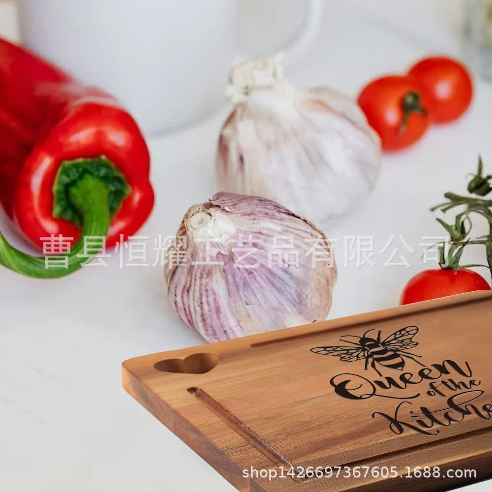 户外相思木砧板木制切菜板奶酪板方形牛排餐盘水果面包板BSCI