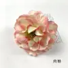 Cabeça de Flor de Rosa Peônia Simulada DIY Flor de Rosa Adorno de Cabeça Étnico Material de Flor Artificial Props para Parede de Flores de Salão de Casamento
