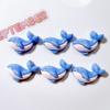 Animal Marino Creativo Pingüino Pez Globo DIY Pegamento de Crema Pasador Funda para Teléfono Celular Hebilla para Zapatos con Agujero Material para Vehículo Eléctrico