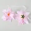 Cabezas de flor de lirio de seda artificial Kit de materiales DIY para pasadores, decoraciones de boda, fotografía de pétalos y fondos para celebridades de internet