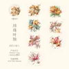Cinta PET Un Día Hermoso - Serie Como Flores en Flor - Tema Decoración de Plantas Pegatinas Creativas DIY 6 Diseños