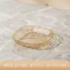 Prato de Frutas para Sala de Estar em Casa, Display Transparente de Plástico com Efeito de Ondas de Água para Petiscos, Prato para Frutas Secas e Doces, Tigela de Frutas, Prato de Alto Valor