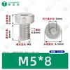 Tornillos Hexagonales Cabeza de Copa Gb7984 Acero Inoxidable 304 Cilíndricos Cabeza Delgada Hexagonales Máquina Tornillos Pernos M2-M12