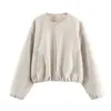 Comercio Exterior Otoño 2025 Nuevo Estilo Europeo y Americano Moda Femenina Casual Holgada Manga Larga Chaqueta Versátil 3046264