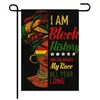 Juneteenth Corações de Amor Bandeira de Jardim Europeia e Americana do Festival de Junho Bandeira de Feriado Decoração de Jardim Bandeira Pendurada