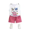 Conjunto de Verano para Niños Crayon Shin-chan Conjunto de Chaleco 2026 Nuevo Verano Moderno Fresco Ropa Delgada de Dos Piezas sin Mangas para Bebé