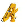 Grúa Fija de Muelle Hidráulica Plegable Brazo 4 Toneladas Capacidad de Elevación Descarga Marina Rotación 360° y Control Remoto