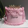 Decoración de Pastel de Cumpleaños Feliz Princesa de Acrílico Suministros para Fiesta de Repostería para Damas Descuento por Volumen