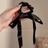 Goma para el pelo simple de satén estilo coreano para mujer, sujetador antideslizante para coleta alta, cuerda de pelo colorida, accesorio para el pelo elástico