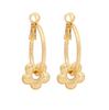 [Ice Meng] vento frio amor personalidade brinco de pressão feminino design de nicho moda brincos de flor E587